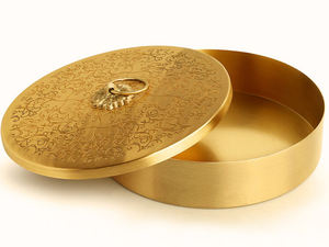 Vaisselle de cuisine de très bonne qualité, casseroles, boîte de service pour le pain chapati, vaisselle de table pour la maison et l'hôtel, forme ronde en laiton - Product Image 2