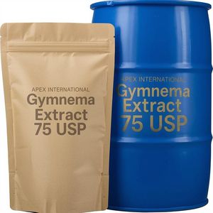 Extrait de Gymnema Sylvestre 75% USP Gymnema Sylvestre de qualité USP Apex International Durée de conservation de 24 mois - Product Image 2