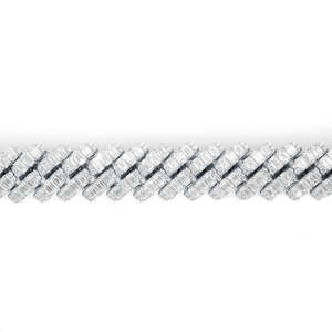 Lujo Hip Hop Mujeres Hombres en S925 joyería fina de plata cadena de eslabones cubanos Esmeralda Moissanite accesorios de diamantes - Product Image 5