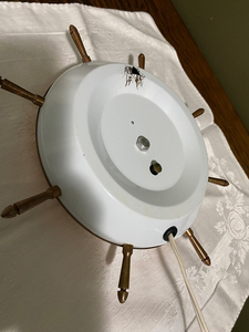 Vintage in Graham Horloge Laiton Massif Navire nautique roue Navires Helm Wheel Horloge Murale Halloween Maison Cadeau Décoratif - Product Image 4