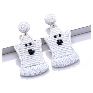 Venta al por mayor Halloween Navidad Calabaza Calavera Pendientes colgantes Geométrico Chapado en oro Accesorios Comprar ahora a bajo precio - Product Image 3