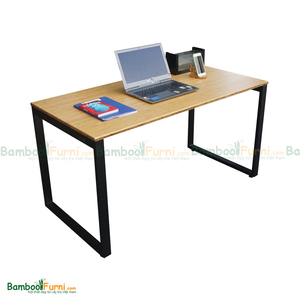 RecBamboo <b>Computer</b> <b>Desk</b> 140x70cm with Assembled Iron Legs - Product Image 6
