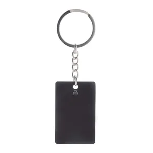"Sustainable <b>Metal</b> <b>Key</b> <b>Chain</b> RectoShine Recycled Keychain" - Product Image 4
