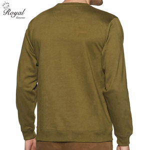 Sweat-shirts d'hiver pour hommes en coton 100% de haute qualité, impression numérique personnalisée, sweat-shirts à col rond en molleton - Product Image 2