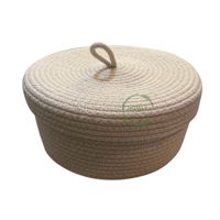 Panier de rangement en coton naturel personnalisé, organisateur pour armoire, cuisine, salle de bain, literie, nettoyage, vêtements, empilable