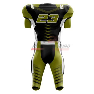 Ensemble d'uniformes de football américain sur mesure, nouvelle arrivée, manches courtes, impression par sublimation, économique, grande taille, respirant, haute qualité - Product Image 2