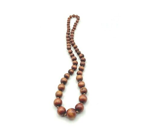 Cuentas de madera natural Mala personalizado de alta calidad brillante pulido con cuentas Mala collares tamaños personalizados - Product Image 1