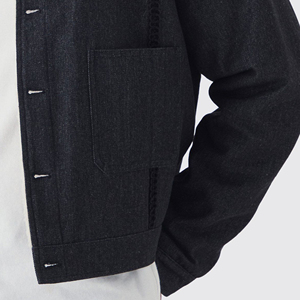 Wholesale Men's Zip-Up 100% Cotton <b>Canvas</b> <b>Jacket</b> Plus Size Stylish Eco-Friendly Sustainable Waterproof Fashion Wear for Winter - Product Image 5