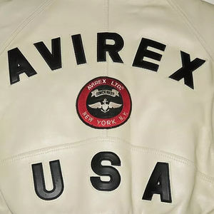 Chaquetas de hombre, superventas, supercalidad, venta al por mayor, chaqueta Avirex de piel de vaca auténtica clásica personalizada para hombre - Product Image 4