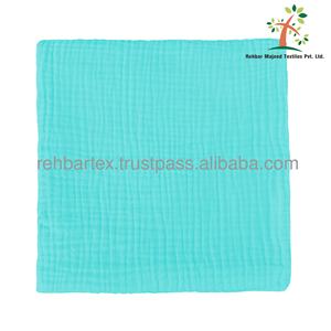 Manta Envolvente para Bebé 100% Algodón Muselina Arrugada, Envoltura Ligera y Suave para Recién Nacidos, Agradable al Tacto, Tamaño Personalizado y Múltiples Colores - Product Image 3