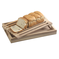 Planche à découper rectangulaire en bois naturel écologique avec bac à miettes, taille et couleur personnalisables, OEM/ODM Vietnam