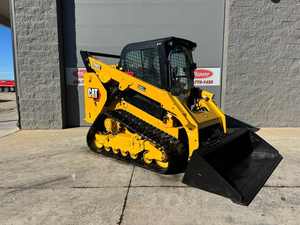 Mini-chargeuse sur pneus 289D3 d'occasion pour attache de godet moteur, capacité nominale de 4 tonnes, capacité de 3 à 10 tonnes, hydraulique Huade, à vendre - Product Image 3