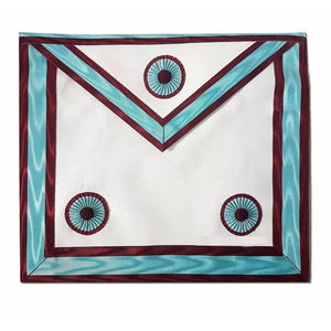 Franc-maçon maçonnique Rite français Regalia MB REAA MASTER TABLIER Regalia personnalisé Tablier Ronpex de qualité supérieure - Product Image 5