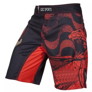 Short MMA imprimé par sublimation pour hommes et femmes, matériau de haute qualité avec motif personnalisé et imprimé pour hommes - Product Image 1