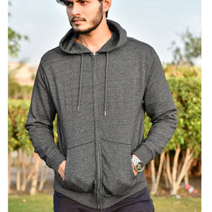 Sweat à capuche surdimensionné 100% coton de haute qualité avec fermeture éclair et lavage vintage Sweat-shirt décontracté avec logo personnalisé pour l'hiver - Product Image 5