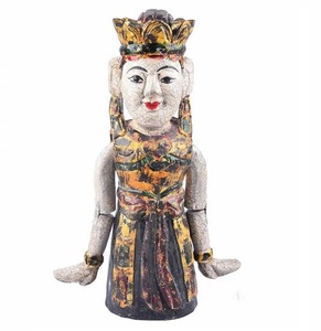 Décor à la maison écologique Restaurant Type bas quantité minimale de commande jacquier bois marionnette à eau fée dame Vietnam artisanat OEM - Product Image 2