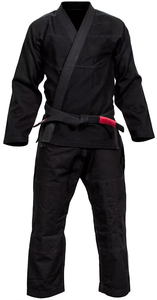 Kimono de Jiu-Jitsu Blanc en Tissu Perlé pour Adultes, 100% Coton Respirant avec Logo Avant - Tenue d'Arts Martiaux Karaté - Product Image 2