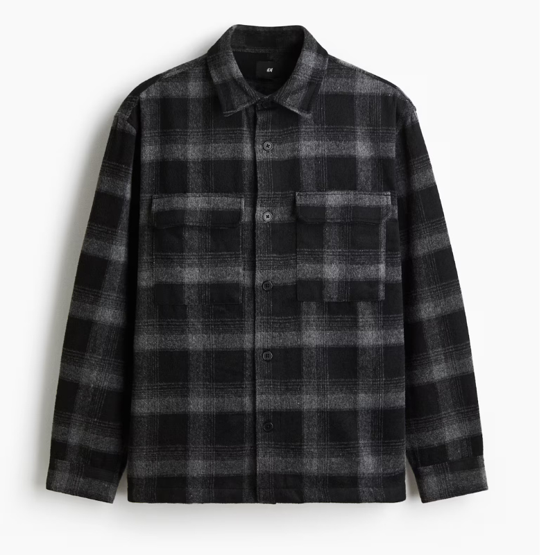 Black/Grey checked