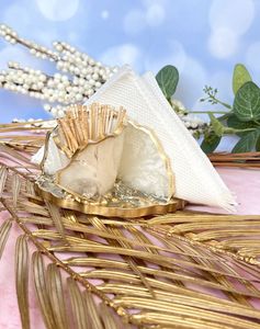 Soporte para pañuelos de resina epoxi, soporte decorativo para pañuelos hechos a mano para comedor, cocina, servilletas, caja de almacenamiento - Product Image 4