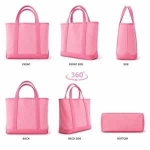 For <b>Canvas</b> <b>Tote</b> Bag Solid Color Elegant Style Open Top Women's Handbag Daily Use All Seasons - Product Image 2