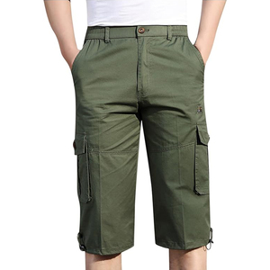 Pantalones cortos para hombre, novedad de verano, pantalones cortos informales hasta la rodilla para hombre, ropa de entrenamiento informal para correr - Product Image 3