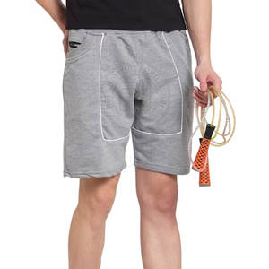 Pantalones cortos de algodón para hombre personalizados hechos en fábrica, ropa de moda informal cómoda, transpirable, medio sólido, diseño de logotipo propio, servicio OEM disponible - Product Image 4