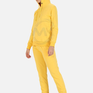 Trajes Deportivos para Mujer Hechos en Fábrica, 100% Algodón, Forro Polar Transpirable, Nuevo Diseño, Patrón Liso, Invierno, Última Moda - Product Image 3