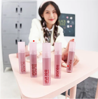 Coréen Noir Rouge Marque Fabriqué En Corée Muddish Coussin Velours MV03 Apple Ade Fantaisie Lip Tint