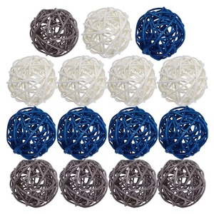 Bola de ratán Natural tejida a mano, decoración para adornos navideños, variedad de tamaños, embalaje personalizado hecho en Vietnam, venta al por mayor - Product Image 2