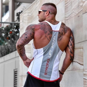 <b>Men's</b> Bodybuilding Tank Top Gyms Fitness Sleeveless Shirt New Male Cotton Clothing New Fashion <b>Singlet</b> Vest Undershirt Wholesale - Product Image 3