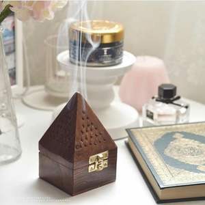 Premium Quality Eco-Friendly Handmade Mubkhar & Bakhoor <b>Burner</b> Customized Color Decorative Wooden Base Spring Season Best Price - Product Image 5