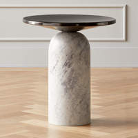 Nouveauté, table d'appoint moderne en pierre de luxe, tables d'appoint en marbre pour décoration de salon en Inde