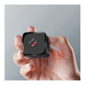 Cargador de Pared USB Tipo-C MINI de 30W con GaN Power Delivery TETRGAN1C30W Negro, Adaptador de Carga - Product Image 3