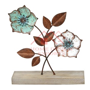 ประติมากรรมตกแต่งภายในสไตล์โมเดิร์น / ประติมากรรมดอกไม้ตกแต่งสไตล์โบราณ สำหรับห้องนั่งเล่น โรงแรม และบ้าน - Product Image 1