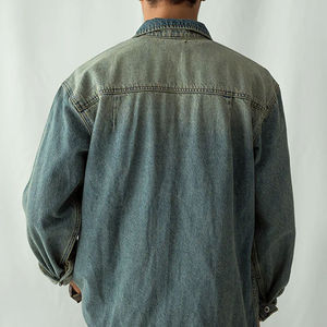 Venta caliente OEM Servicio Hombres Camisa de mezclilla Mejor artículo Industria Tendencia Camisa de mezclilla Bajo MOQ Último estilo Hombres Camisa de mezclilla - Product Image 5