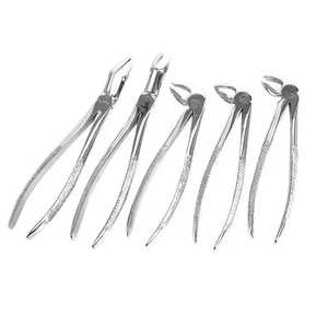 Kit de instrumentos de fórceps de extracción de cirugía Dental Oral Manual de acero inoxidable profesional - Product Image 1
