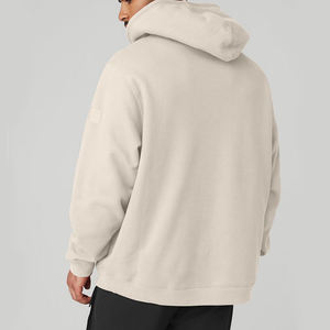 Fabricant Logo personnalisé Survêtement de jogging pour hommes Vente en gros Vêtements de sport décontractés Streetwear Taille XL Ensemble 2 pièces avec fermeture éclair Pantalon sweat-shirt - Product Image 2