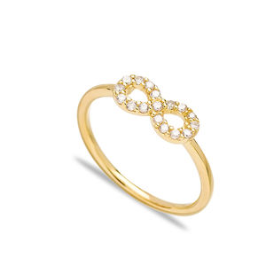 Basic Infinity Design CZ Pierre En Gros Turc 925 Bijoux En Argent Sterling À La Main Fine Bijoux pour Dame - Product Image 1