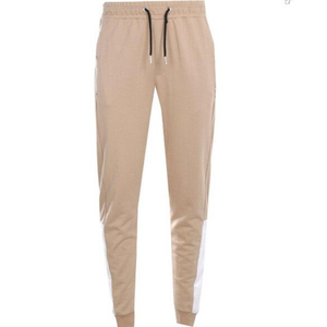 Tapered Fit Mens Jogger Pantalones Venta caliente Pantalones de chándal Gimnasio Fitness Wear Bottoms Jogger con paneles - Product Image 1