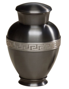 Ventas de fábrica Estilo clásico Metal brillante Cenizas de cremación Urnas para cenizas humanas Mascotas Suministros funerarios Urna de metal - Product Image 2