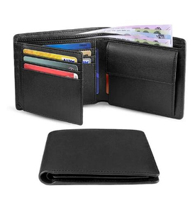 Cartera de Cuero para Hombre de Alta Calidad GENTS GARB, Diseño Sólido, Cierre Personalizado, Forro de Poliéster, Multifuncional y de Gran Capacidad - Product Image 4