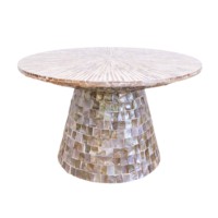 Table d'appoint en bois de luxe moderne pour salon, table basse, mobilier d'hôtel et de maison, fabriqué au Vietnam