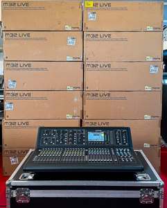 มิกเซอร์เสียงดิจิตอล MIDAS M32R LIVE 5.0 แชนแนล ระดับมืออาชีพ ตัวเครื่องสแตนเลส เหมาะสำหรับสตูดิโอ โบสถ์ คอนเสิร์ต และการออกอากาศ - Product Image 2