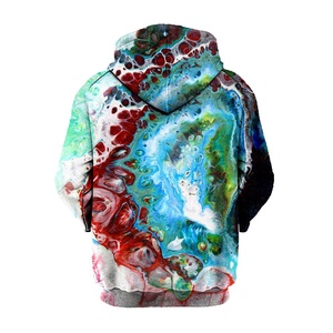 Logo personnalisé Hoodies Sweat à capuche pour hommes en Oversize Vente en gros Logo personnalisé tricoté à pois en vrac lourd uni vierge - Product Image 2