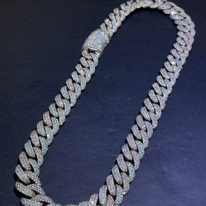 Premium 10K oro Hip Hop joyería Miami cubano enlace collar Iced Out cadena para hombres lujo Bling Streetwear colección de moda - Product Image 1