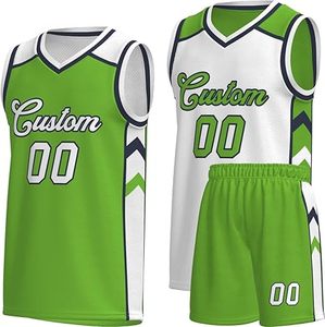 Uniforme de Baloncesto Transpirable de Verano 2025, Conjunto Completo para Adultos con Colores Personalizados, Impresión del Nombre del Equipo y Secado Rápido - Product Image 4
