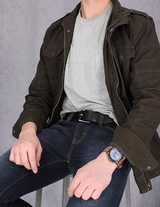 2025 ceintures de luxe de haute qualité en gros pour hommes Logo personnalisé en cuir véritable bonne qualité boucle ardillon Style décontracté OEM personnalisé - Product Image 5