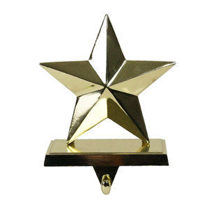 Hot Selling Gold-Plated Christmas <b>Stocking</b> <b>Holder</b> Personalized Family Home Decorative Bulk Supplies Christmas Decorations - Product Image 1