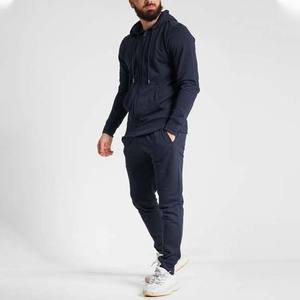 Wholesale Custom Plain Winter Plus Size Gym Tracksuits Solid Color Mens 2026 Jogging Set Sportswear Two Piece Sweat <b>Suits</b> - Product Image 1