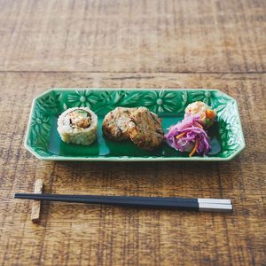 Assiette carrée en céramique et porcelaine de luxe, élégante, de haute qualité, écologique, classique, pour sushi, vaisselle fabriquée au Japon - Product Image 6